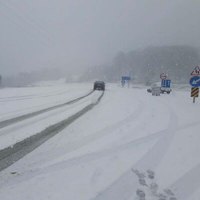 Kar yağışı Bulgaristan’dan Trakya’ya giriş yaptı