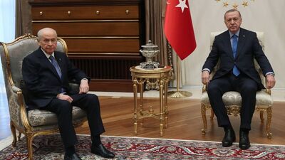 Cumhurbaşkanı Erdoğan ile Bahçeli görüştü