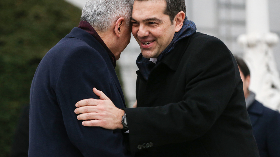 Yıldırım, Yunanistan Başbakanı Çipras'ı kabul etti