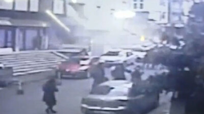 İşte Kartal'daki binanın çökme anı!