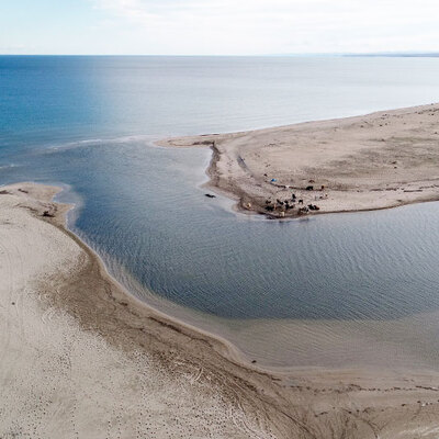 İşte göl ile denizin birleştiği o yer!