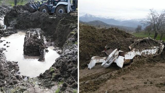 PKK'lı teröristler çalmıştı! Toprağa gömülü bulundu!