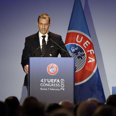 Ceferin yeniden UEFA başkanı