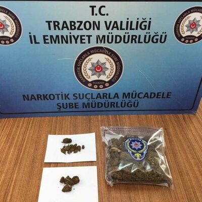 Trabzon'da uyuşturucu operasyonu