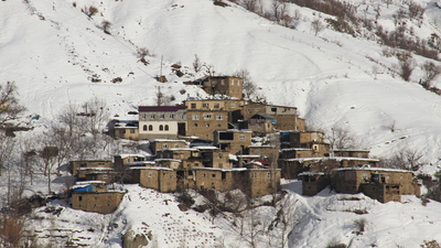 Hizan'da kış güzelliği