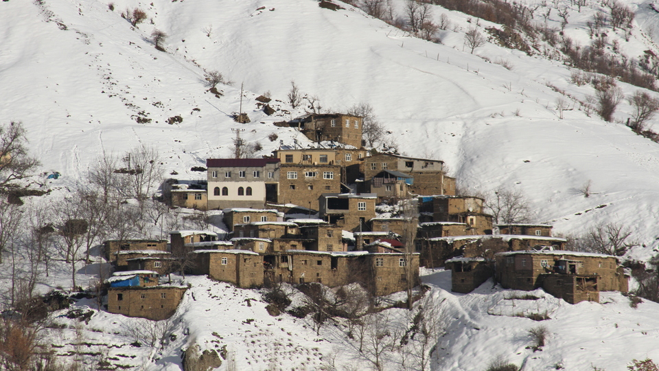 Hizan'da kış güzelliği