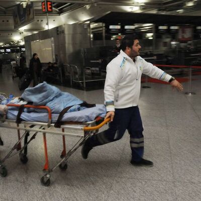 Atatürk Havalimanı’nda acı olaya tanık oldular!