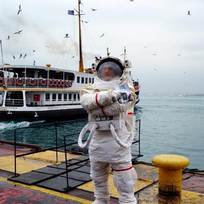 Vatandaşa astronotlu mesaj!