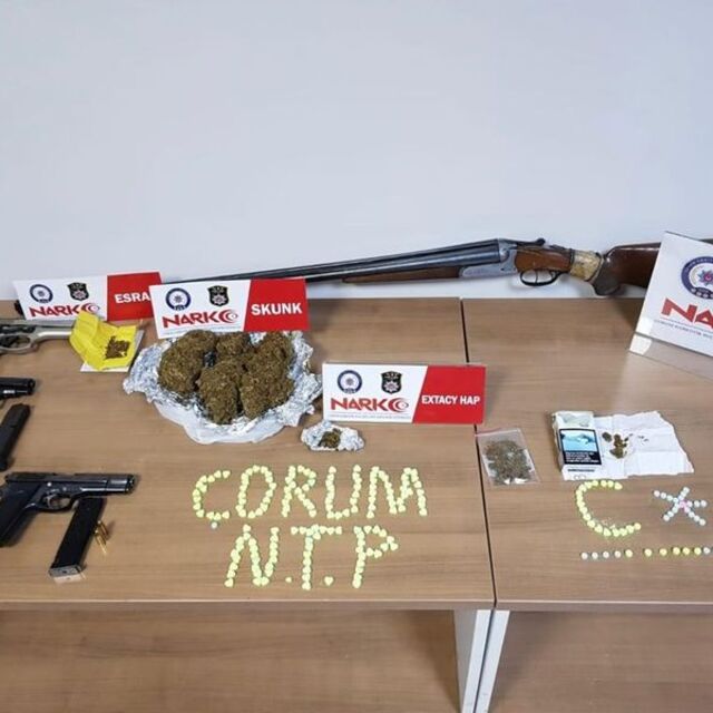 Çorum'da zehir tacirlerine dev operasyon
