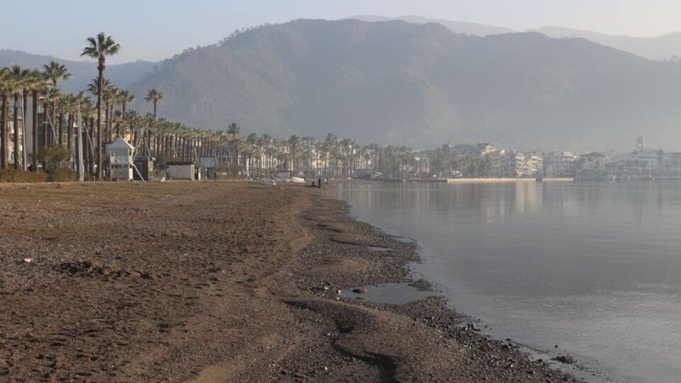 Marmaris'te korkutan görüntü!