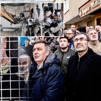 Evlerinin yıkılışını böyle izlediler