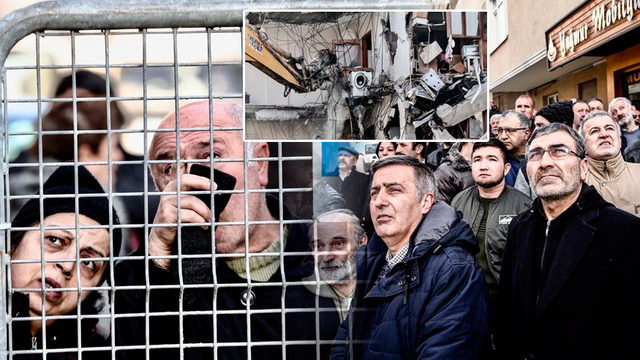 Evlerinin yıkılışını böyle izlediler