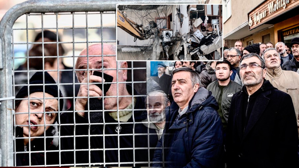 Evlerinin yıkılışını böyle izlediler