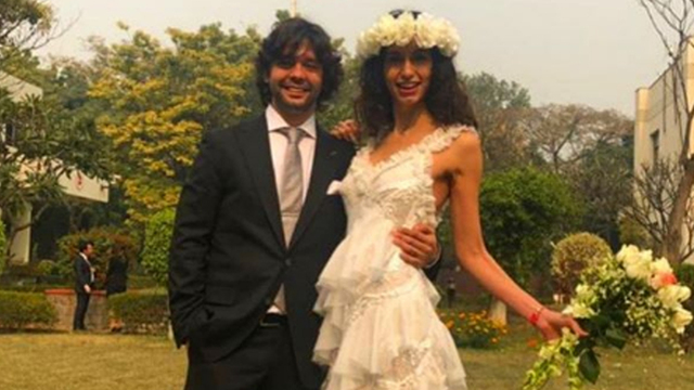 Hindistan'da evlendiler
