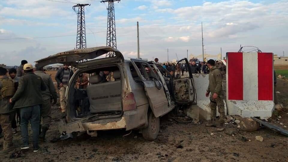 Kilis'teki sınır kapısının Suriye tarafında patlama!