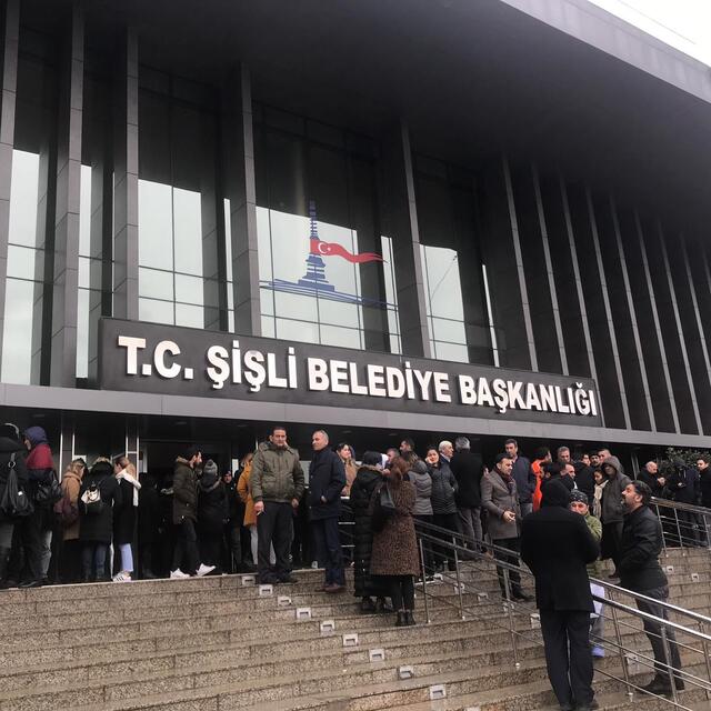 Şişli Belediyesi'nde yangın çıktı