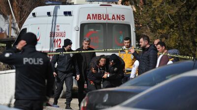 Çocuğun gözü önünde! Önce eşini sonra kendini!