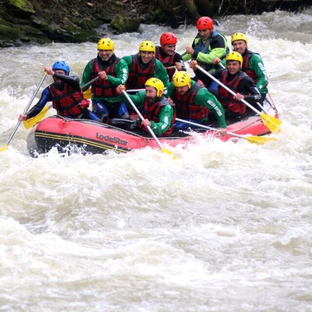 Melen Çayı'nda rafting sezonu açıldı