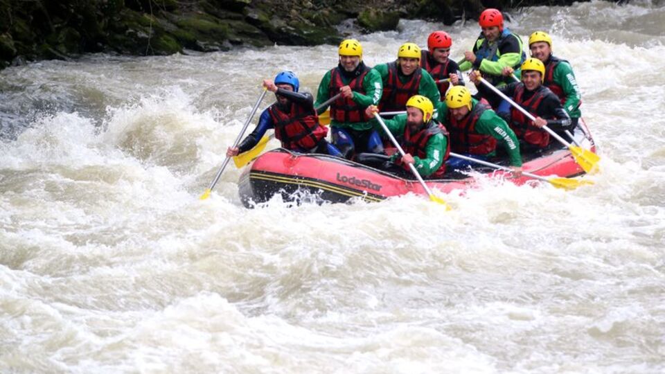 Melen Çayı'nda rafting sezonu açıldı