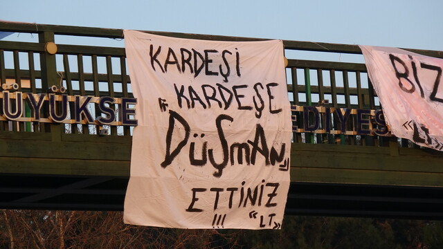 Bursaspor taraftarından protesto