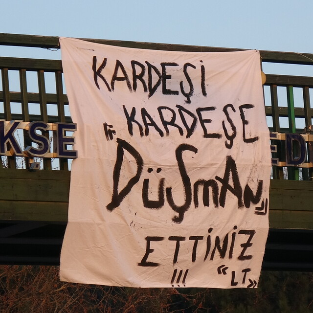 Bursaspor taraftarından protesto