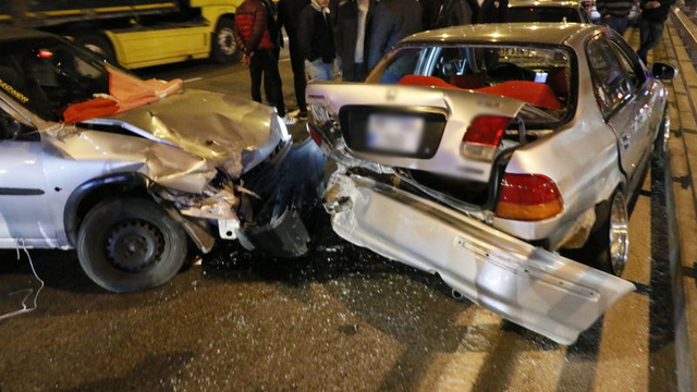 Asker uğurlama konvoyunda trafik kazası! 3 kişi yaralandı
