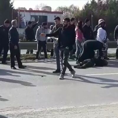 Yaralıyı görünce dünyası başına yıkıldı!