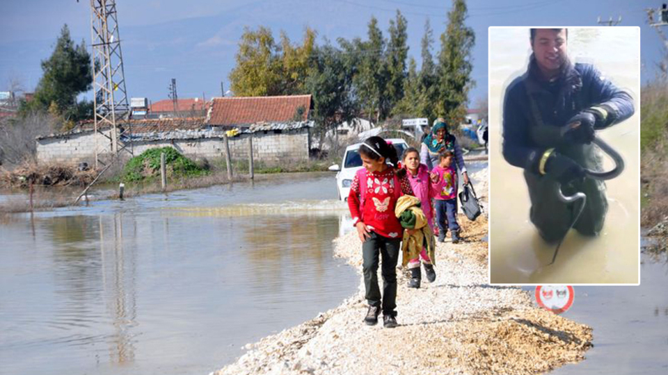 Amik Ovası 45 gündür su altında! Bölgeyi yılanlar bastı!