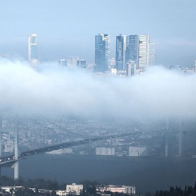 Sisli manzara büyüledi