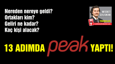 13 adımda 'Peak' yaptı!