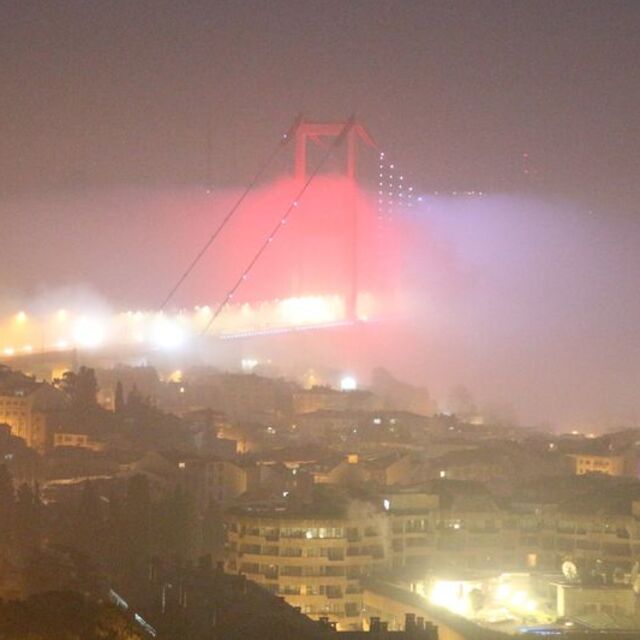 İstanbul'da yoğun sis