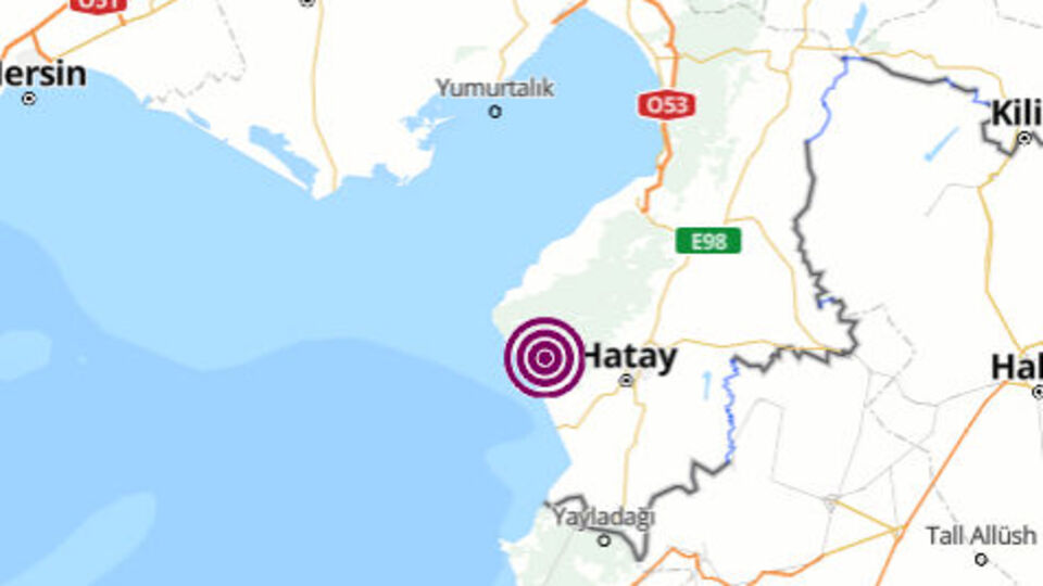 Hatay'da korkutan deprem!
