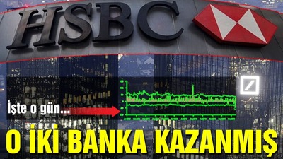 O iki banka kazanmış!