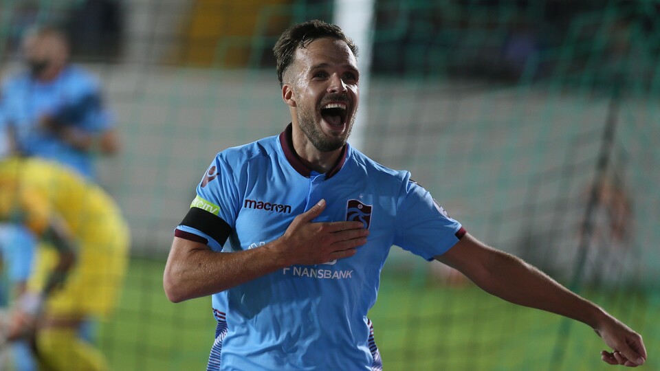 Trabzonspor'da Novak sevinci
