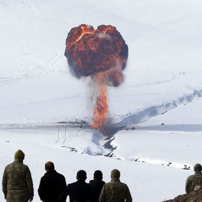 Milli SİHA'dan eksi 17 derecede tam isabet