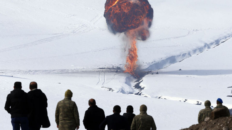 Milli SİHA'dan eksi 17 derecede tam isabet