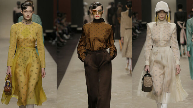 Karl Lagerfeld'in elinin değdiği son Fendi defilesi