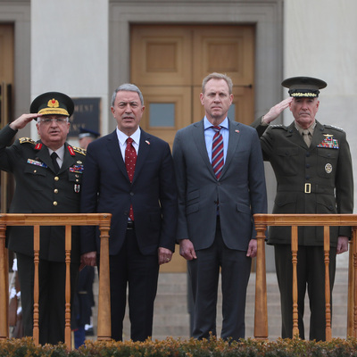 Bakan Akar ve Orgeneral Güler ABD'de