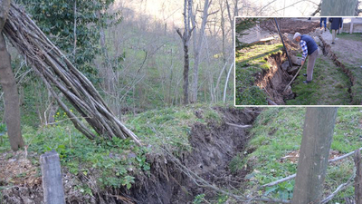 7 ev boşaltıldı, 3 ev risk altında! Fatsa'da toprak yarıldı!