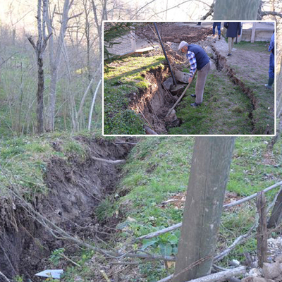 7 ev boşaltıldı, 3 ev risk altında! Fatsa'da toprak yarıldı!