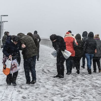 İstanbul'da kar yağışı akşam etkisini gösterdi