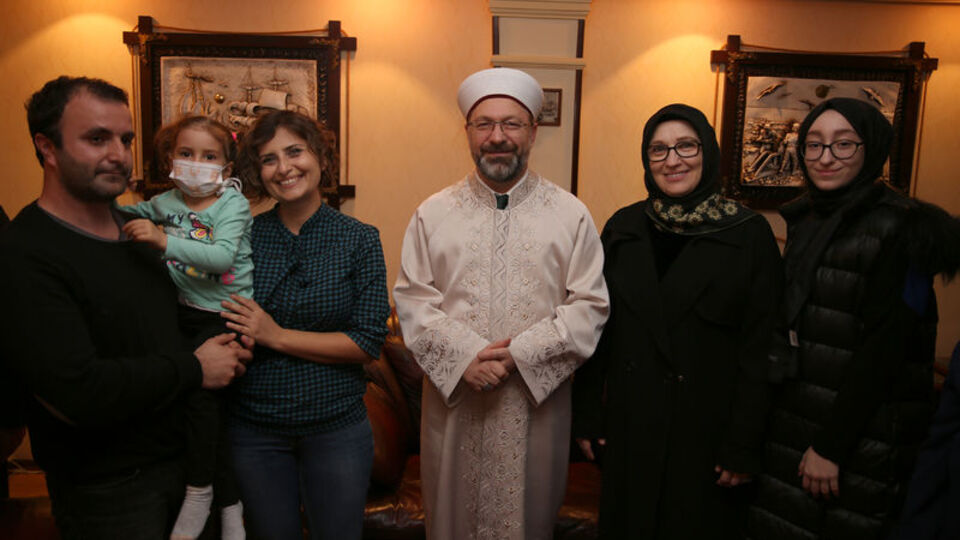 Diyanet İşleri Başkanı Erbaştan "Öykü Arin" çağrısı