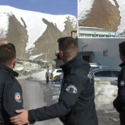 Hakkâri'de karlar eridi... Atatürk’ün silüeti ortaya çıktı!