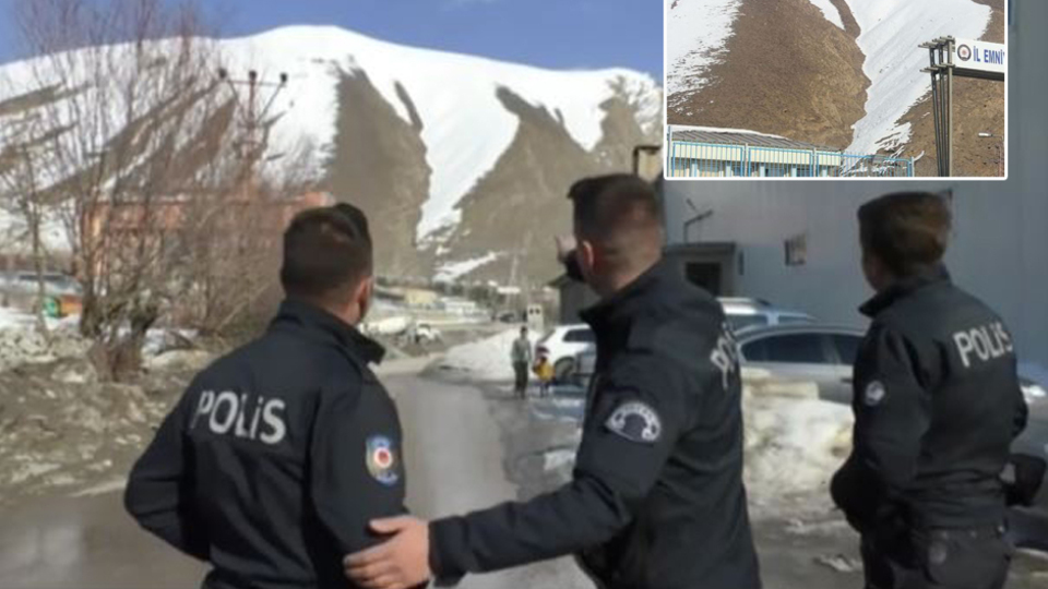 Hakkâri'de karlar eridi... Atatürk'ün silüeti ortaya çıktı!