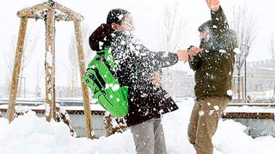 İstanbul'da eğitime kar engeli