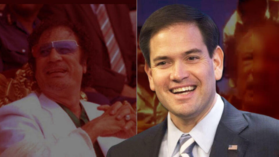 Maduro'ya Kaddafi fotoğrafıyla tehdit!