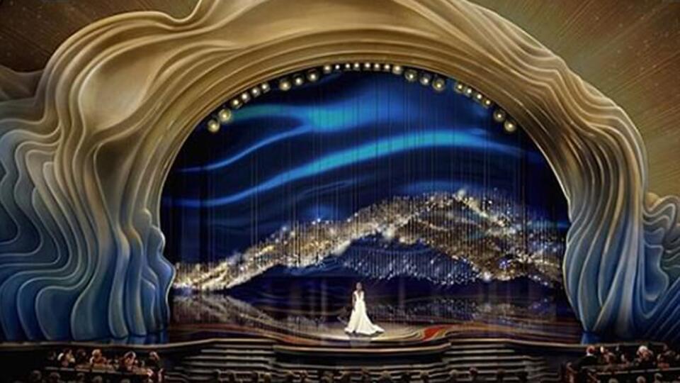 Sahneyi Trump'ın saçlarına benzettiler