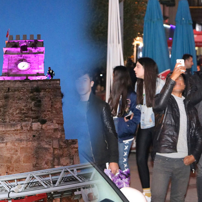 Saat kulesine çıktı, yaşananlar akla ziyan!