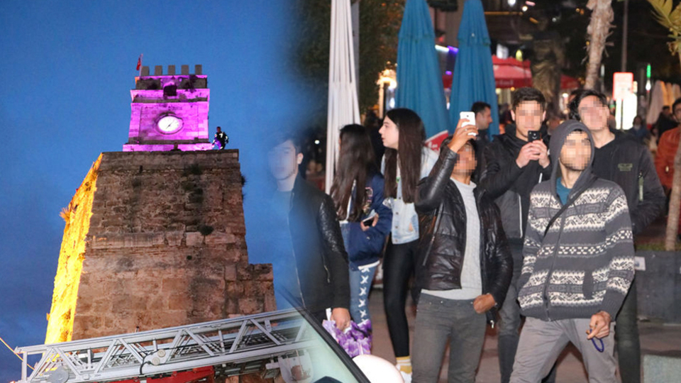 Saat kulesine çıktı, yaşananlar akla ziyan!