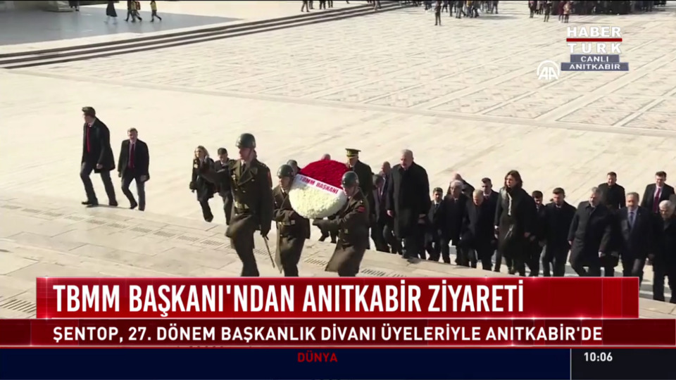 TBMM Başkanı Anıtkabir'de